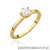 Pierścionek W0535 Diament Laboratoryjny 0,50ct żółte złoto