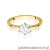 Pierścionek W535 Diament Laboratoryjny 1,00ct żółte złoto