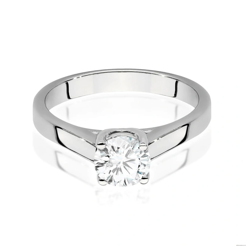 Pierścionek W544 Diament Laboratoryjny 0,70ct białe złoto