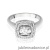 Pierścionek W548 Diament Laboratoryjny 0,40ct białe złoto