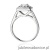 Pierścionek W548 Diament Laboratoryjny 0,40ct białe złoto