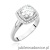 Pierścionek W548 Diament Laboratoryjny 1,00ct białe złoto