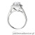 Pierścionek W548 Diament Laboratoryjny 1,00ct białe złoto