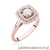 Pierścionek W548 Diament Laboratoryjny 0,40ct różowe złoto