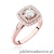Pierścionek W548 Diament Laboratoryjny 0,50ct różowe złoto
