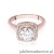 Pierścionek W548 Diament Laboratoryjny 1,00ct różowe złoto
