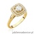 Pierścionek W548 Diament Laboratoryjny 0,50ct żółte złoto