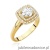 Pierścionek W548 Diament Laboratoryjny 0,70ct żółte złoto