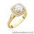 Pierścionek W548 Diament Laboratoryjny 1,00ct żółte złoto