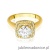 Pierścionek W548 Diament Laboratoryjny 1,00ct żółte złoto
