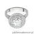 Pierścionek W549 Diament Laboratoryjny 1,00ct białe złoto