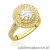 Pierścionek W549 Diament Laboratoryjny 0,70ct żółte złoto