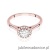 Pierścionek W550 Diament Laboratoryjny 0,40ct różowe złoto