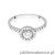 Pierścionek W551 Diament Laboratoryjny 0,40ct białe złoto