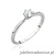Pierścionek W553 Diament Laboratoryjny 0,40ct białe złoto