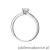 Pierścionek W553 Diament Laboratoryjny 0,40ct białe złoto