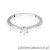 Pierścionek W553 Diament Laboratoryjny 0,40ct białe złoto