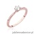Pierścionek W553 Diament Laboratoryjny 0,40ct różowe złoto