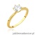 Pierścionek W553 Diament Laboratoryjny 0,70ct żółte złoto