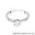 Pierścionek W563 Diament Laboratoryjny 0,40ct białe złoto