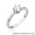 Pierścionek W563 Diament Laboratoryjny 0,50ct białe złoto