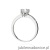 Pierścionek W563 Diament Laboratoryjny 0,50ct białe złoto