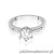 Pierścionek W563 Diament Laboratoryjny 0,70ct białe złoto