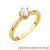 Pierścionek W563 Diament Laboratoryjny 0,40ct żółte złoto