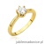 Pierścionek W563 Diament Laboratoryjny 0,50ct żółte złoto