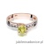 Pierścionek W106 Oliwin 0,60ct różowe złoto