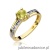 Pierścionek W106 Oliwin 0,60ct żółte złoto