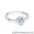 Pierścionek W0616 Topaz 0,25ct białe złoto