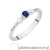 Pierścionek W0620 Szafir 0,15ct białe złoto
