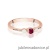 Pierścionek W0620 Rubin 0,15ct różowe złoto