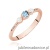 Pierścionek W0620 Topaz 0,15ct różowe złoto