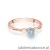 Pierścionek W0620 Topaz 0,15ct różowe złoto