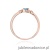 Pierścionek W0620 Topaz 0,15ct różowe złoto