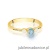 Pierścionek W0620 Topaz 0,15ct żółte złoto