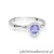 Pierścionek W0622 Tanzanit 0,50ct białe złoto