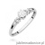 Pierścionek W0667 z diamentami białe złoto