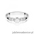 Pierścionek W0667 z diamentami białe złoto