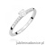 Pierścionek W0668 z diamentami białe złoto