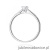 Pierścionek W0668 z diamentami białe złoto
