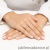 Pierścionek W0668 z diamentami różowe złoto