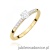 Pierścionek W0668 z diamentami żółte złoto
