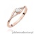 Pierścionek W0669 Diament różowe złoto