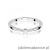 Pierścionek W0670 Diament białe złoto