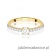 Pierścionek W0671 z diamentami żółte złoto