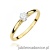 Pierścionek W0672 Diament 0,10ct żółte złoto
