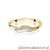 Pierścionek W0673 z diamentami żółte złoto